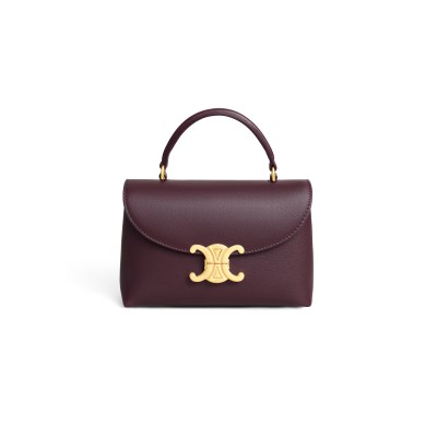 CELINE TEEN NINO BAG IN SUPPLE GRAINED CALFSKIN 118113FXK.28DG (20.5*13*8cm)